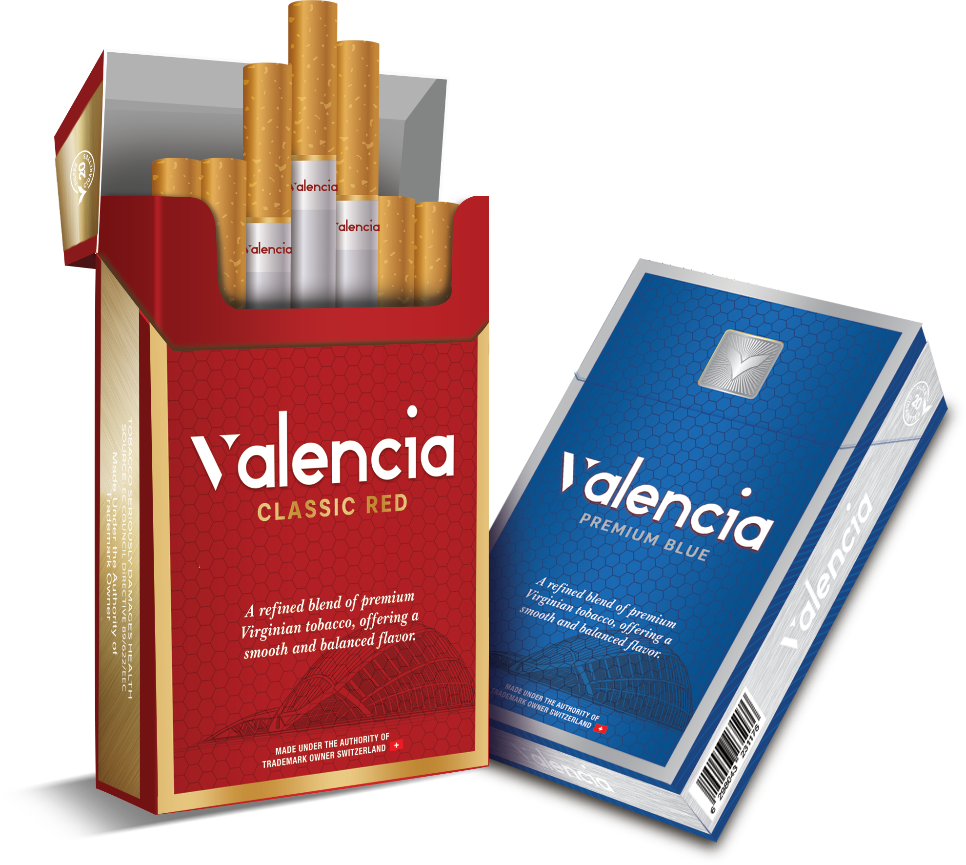 Valencia product packaging